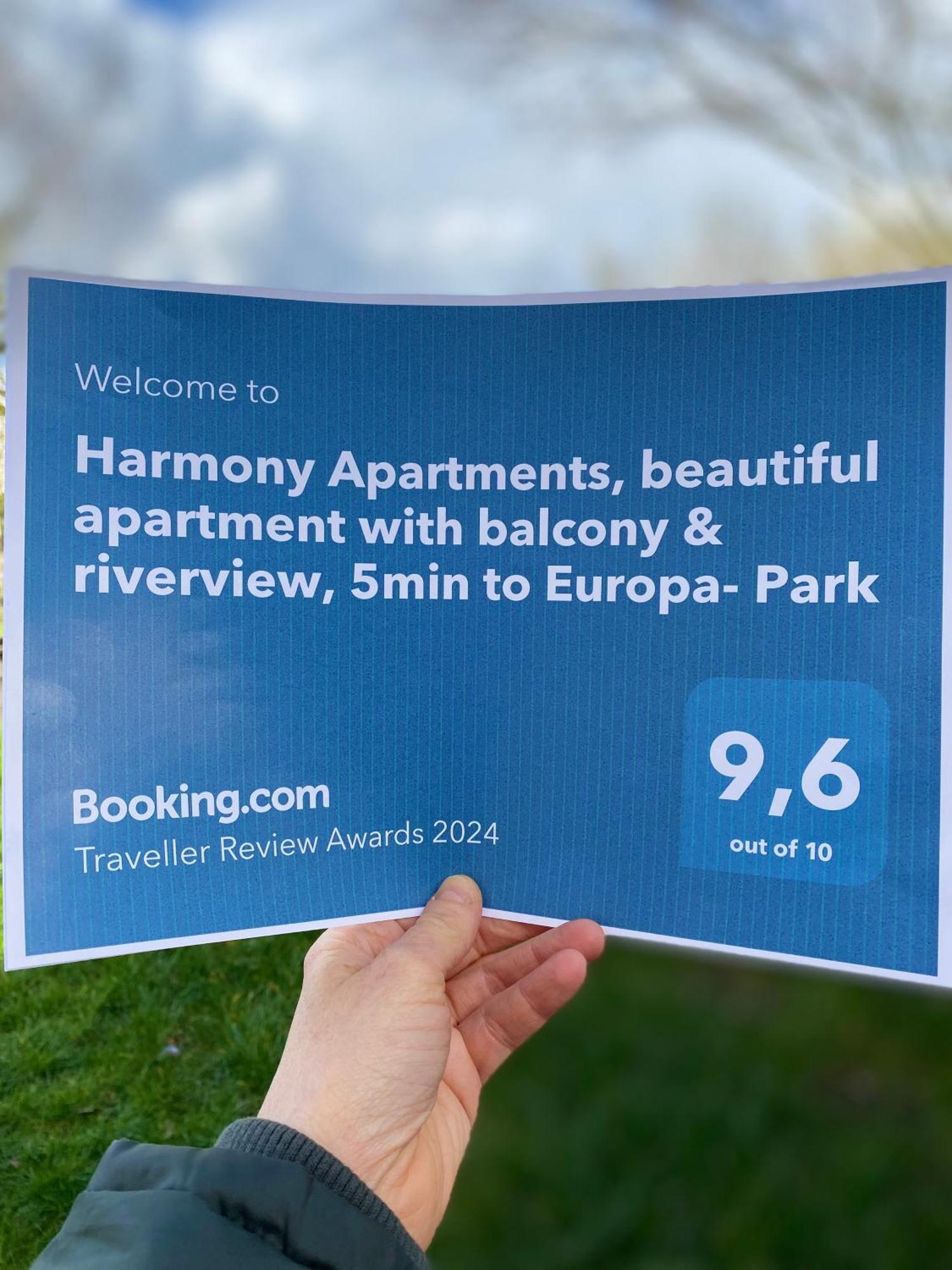 Harmony Apartment, Your Holiday Home In Rust With Balcony & River-View, 5Min To Europa-Park Екстер'єр фото
